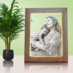 WOODEN FULL FRAME ( 19.5 X 25 )cm