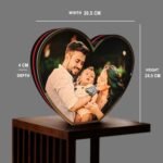 HEART TABLE LAMP COLOUR ( 24.5 X 20.5 X 4 )cm - Image 5